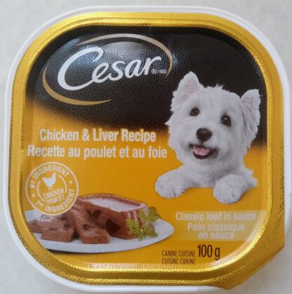 Cesar chicken & liver classic loaf in sauce 100 g picture