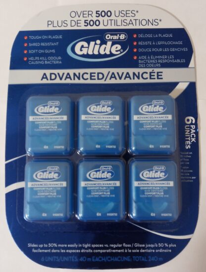 Oral b glide advanced 6 packs picture