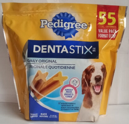 Pedigree dentastix medium dog 55 sticks value pack picture