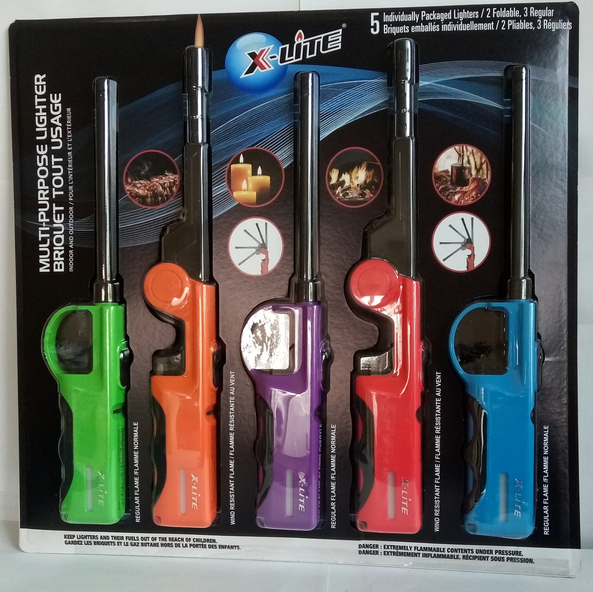 X-Lite Multi-Purpose Lighter 5 Count Indoor & Outdoor – Pet Plus Mart.com