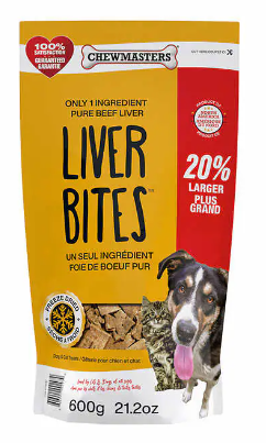 Chewmasters liver bites 600g picture