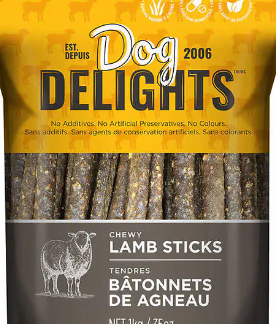 Dog delights chewy Lamb Sticks picture