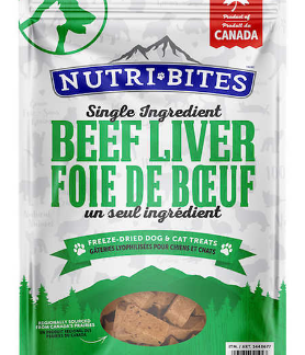 Nutribites freeze dried beef liver 500g picture