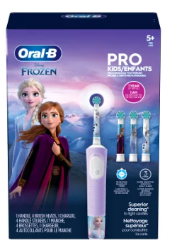 Oral B Pro Kids Electric Rechargeable Toothbrush Set Disney Frozen picture