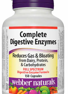 Webber naturals complete digestive enzymes 150 capsules picture